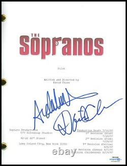David Chase & Aida Turturro The Sopranos AUTOGRAPH Signed Pilot Episode Script