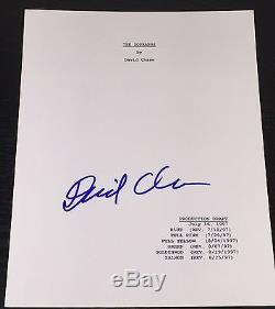 David Chase Signed Autograph The Sopranos Full Pilot Episode Script Coa