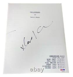 David Chase Signed Autograph The Sopranos Pilot Full Script Screenplay PSA NYC