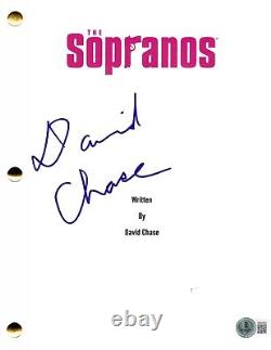 David Chase Signed The Sopranos Pilot Script Authentic Autograph Beckett