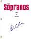 David Chase Signed The Sopranos Pilot Script Authentic Autograph Hologram Coa