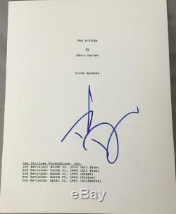 David Duchovny Signed Autograph X-files Full Pilot Episode Script With Coa