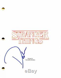 David Harbour Signed Autograph Stranger Things Full Pilot Script Jim Hooper
