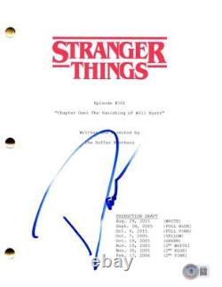 David Harbour Signed Autograph Stranger Things Pilot Script Screenplay Beckett