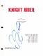 David Hasselhoff Signed Autograph Knight Rider Full Pilot Script K. I. T. T