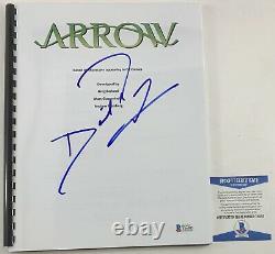 David Ramsey Autographed Arrow Full Pilot Episode Script Signed Diggles BAS COA