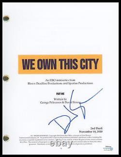 David Simon We Own This City Creator AUTOGRAPH Signed Pilot Episode Script