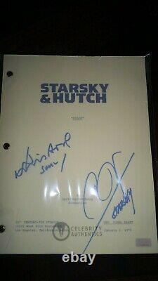 David Soul & Paul Michael Glaser Autographed Starsky and Hutch Pilot Script COA