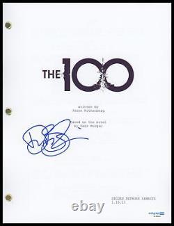 Devon Bostick The 100 AUTOGRAPH Signed'Jasper' Pilot Episode Script B ACOA