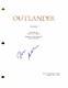 Diana Gabaldon Signed Autograph Outlander Full Pilot Script Starring Sam Heughan