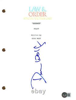 Dick Wolf Signed Autograph Law & Order SVU Pilot Script Screenplay Beckett COA