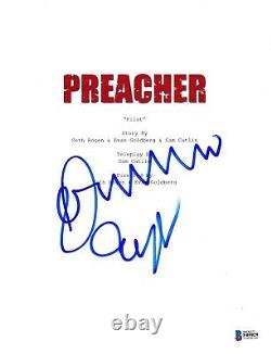 Dominic Cooper Signed Preacher Pilot Episode Script Beckett Bas Autograph Auto