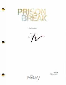 Dominic Purcell Signed Autograph Prison Break Pilot Script Wentworth Miller