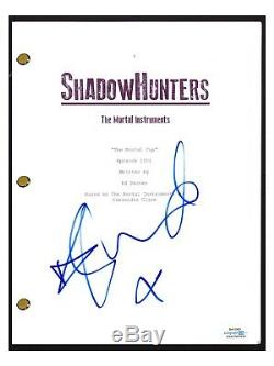 Dominic Sherwood Signed Autographed SHADOWHUNTERS Pilot Episode Script ACOA COA