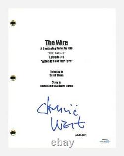 Dominic West Signed Autograph The Wire Pilot Episode Script Screenplay ACOA COA