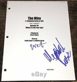 Dominic West & Wendell Pierce Signed Autograph The Wire Full 64 Pg Pilot Script
