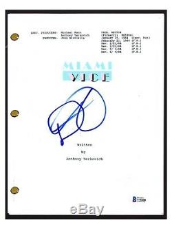 Don Johnson Signed Autographed MIAMI VICE Pilot Episode Script Beckett BAS COA