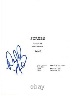 Donald Faison Signed Autographed SCRUBS Pilot Episode Script COA