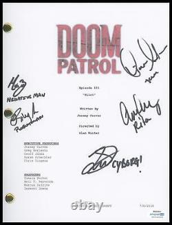 Doom Patrol Cast AUTOGRAPHS Signed Pilot Script Diane Guerrero +4 ACOA