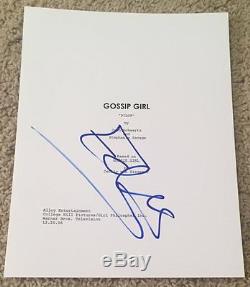 ED WESTWICK SIGNED AUTOGRAPH FULL 60 PAGE GOSSIP GIRL PILOT SCRIPT withPROOF