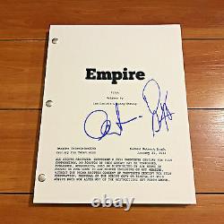 EMPIRE SIGNED FULL PILOT SCRIPT BY LEE DANIELS & DANNY STRONG withPROOF PHOTO