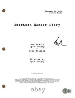 EVAN PETERS Signed AMERICAN HORROR STORY Autographed Pilot Script Screenplay BAS