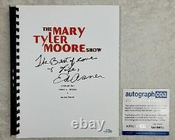 Ed Asner Signed Full TV Episode Pilot Script The Mary Tyler Moore Show 1970 ACOA