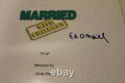 Ed O'neill Signed Married. With Children Pilot Episode Script (beckett Coa)
