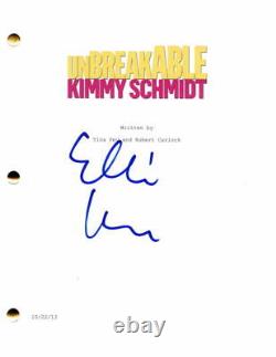 Ellie Kemper Signed Autograph Unbreakable Kimmy Schmidt Full Pilot Script Rare