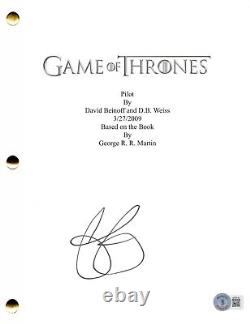 Emilia Clarke Signed Game of Thrones Pilot Script Authentic Autograph Beckett