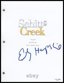 Emily Hampshire Schitt's Creek AUTOGRAPH Signed Full Pilot Episode Script ACOA