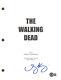 Emily Kinney Signed Autograph The Walking Dead Pilot Episode Script Beckett COA