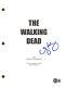 Emily Kinney Signed Autograph The Walking Dead Pilot Script Screenplay BAS COA