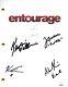 Entourage Cast Signed Pilot Script Grenier Connolly Dillon Ferrara JSA Witness