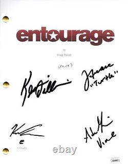 Entourage Cast Signed Pilot Script Grenier Connolly Dillon Ferrara JSA Witness