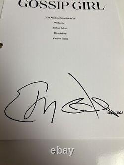 Evan Mock Signed Autographed Gossip Girl Full Episode Pilot Script Rare Aki