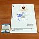 GEOFF JOHNS SIGNED THE FLASH FULL 61 PAGE PILOT SCRIPT with BECKETT COA & PROOF