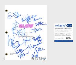 GLOW SIGNED PILOT SCRIPT BY 15 CAST MEMBERS, ALISON BRIE BETTY GILPIN with COA