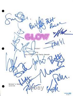 GLOW SIGNED PILOT SCRIPT BY 15 CAST MEMBERS, ALISON BRIE BETTY GILPIN with COA