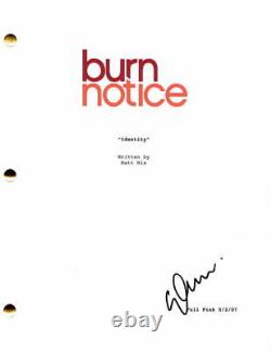 Gabrielle Anwar Signed Autograph Burn Notice Full Pilot Script Jeffrey Donovan