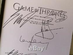 Game Of Thrones Pilot Signed Sean Bean George Rr Martin Lena Headey Full Script