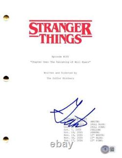 Gaten Matarazzo Signed Autograph Stranger Things Pilot Script Screenplay Beckett