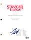 Gaten Matarazzo Signed Autograph Stranger Things Pilot Script Screenplay Beckett