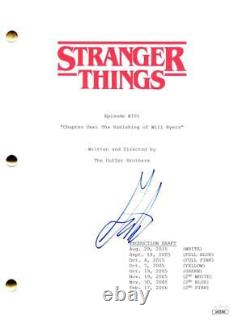 Gaten Matarazzo Signed Autograph Stranger Things Pilot Script Screenplay JSA COA