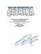 Gavin Leatherwood Signed CHILLING ADVENTURES OF SABRINA Pilot Script COA