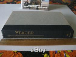 General Chuck Yeager Book Signed Test Pilot USAF Hardcover Dust Jacket 1985