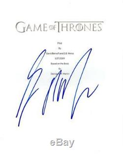 George R. R. Martin Signed Game Of Thrones Pilot Script Authentic Autograph Coa