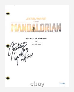 Giancarlo Esposito Signed Autographed The Mandalorian Pilot Script ACOA COA