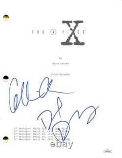 Gillian Anderson & David Duchovny Signed Autograph The X-Files Pilot Script JSA