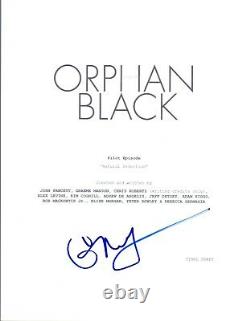 Graeme Manson Signed Autographed ORPHAN BLACK Pilot Episode Script COA VD